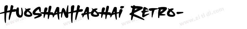 HuoshanHaohai Retro字体转换